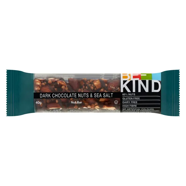 Be-kind Single Dark Chocolate Nuts & Seasalt (12x40gr)