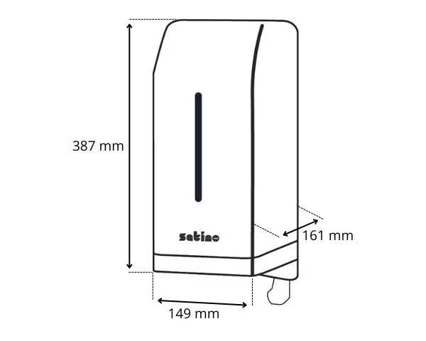 Satino JT3 Systeemroldispenser Wit