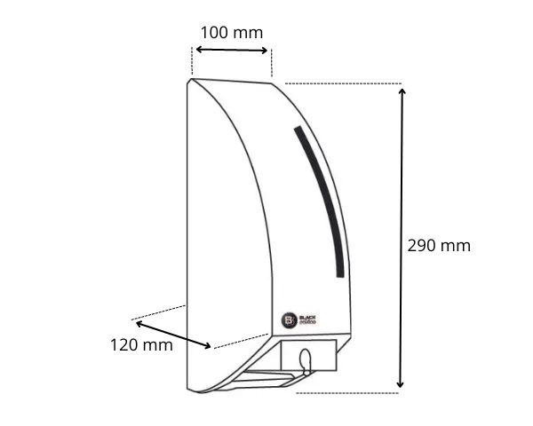 Satino Black Line Zeepdispenser