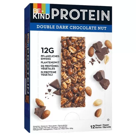 Be-kind Protein Double Dark Chocolate Nut (12x 50gr)