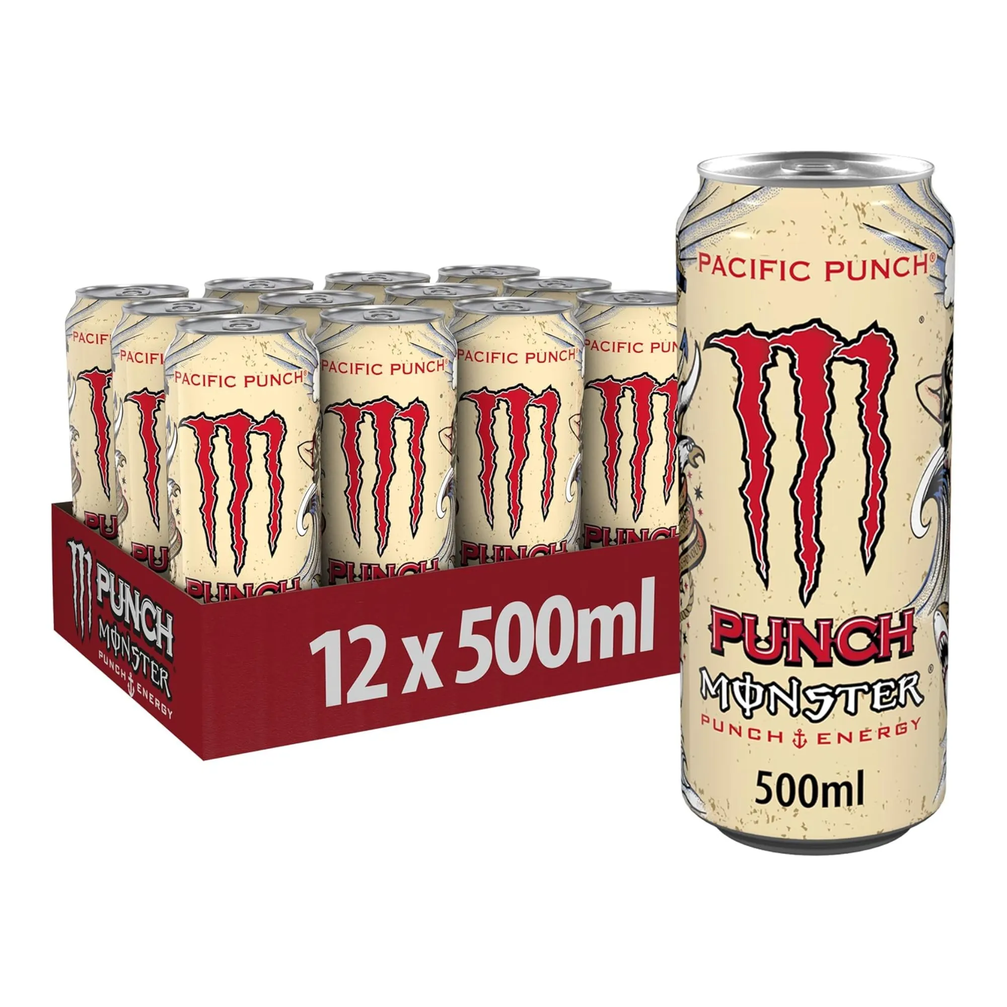 Monster Energy Pacific Punch Blik (12x 500ml)
