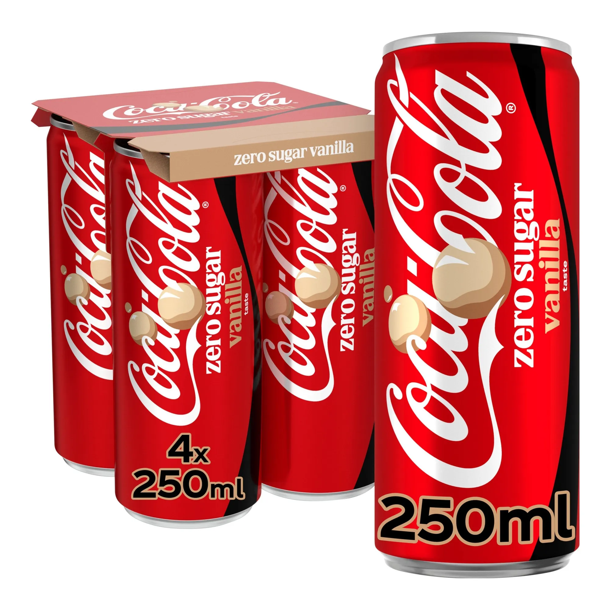 Coca-Cola Zero Vanilla Blik (24x 25cl)