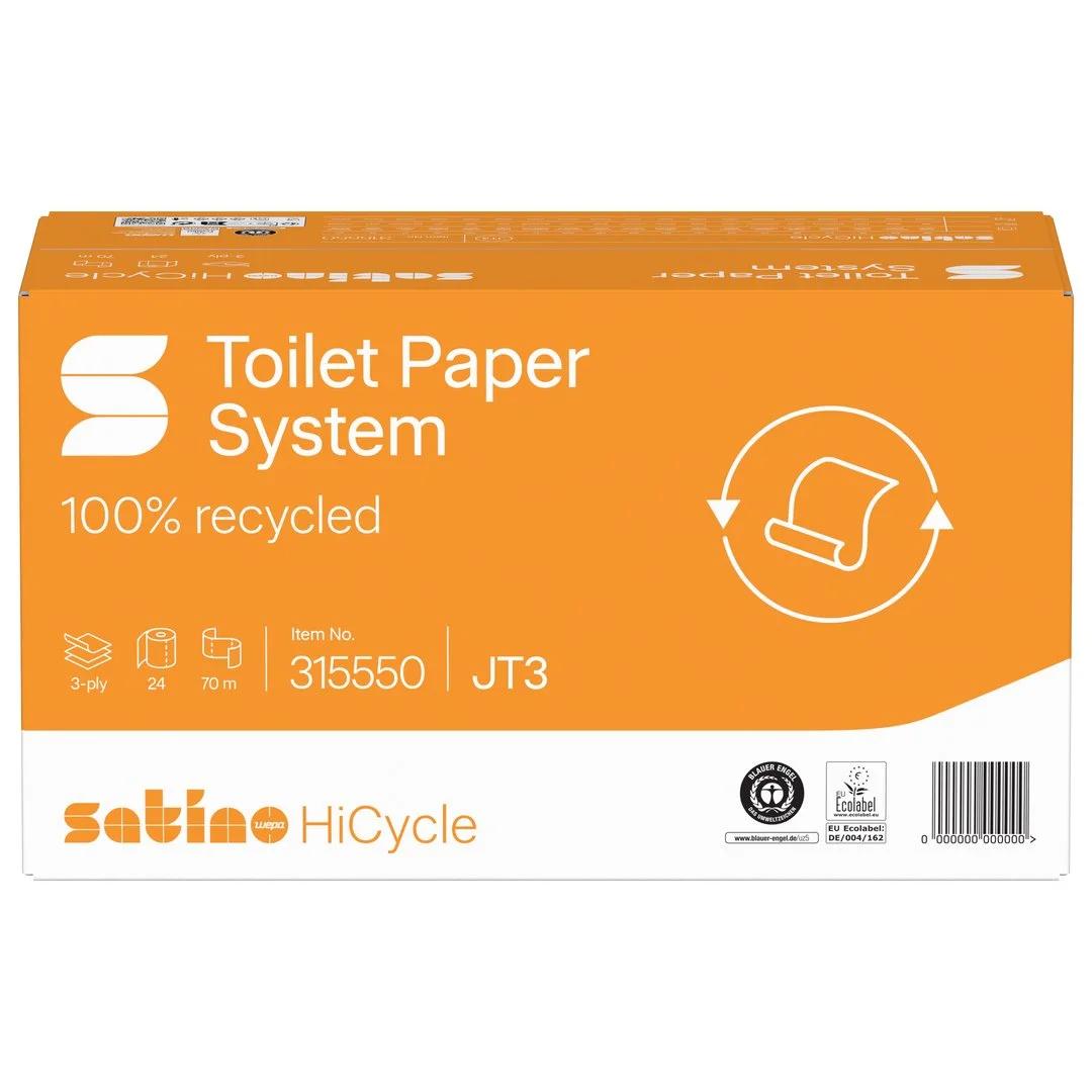 Satino Toiletpapier JT3 Systeemrol 3-laags (24x70m)