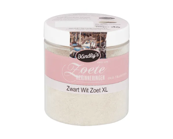 Kindly’s Zwart/Wit Zoet Jumbo Potje (12 stuks)