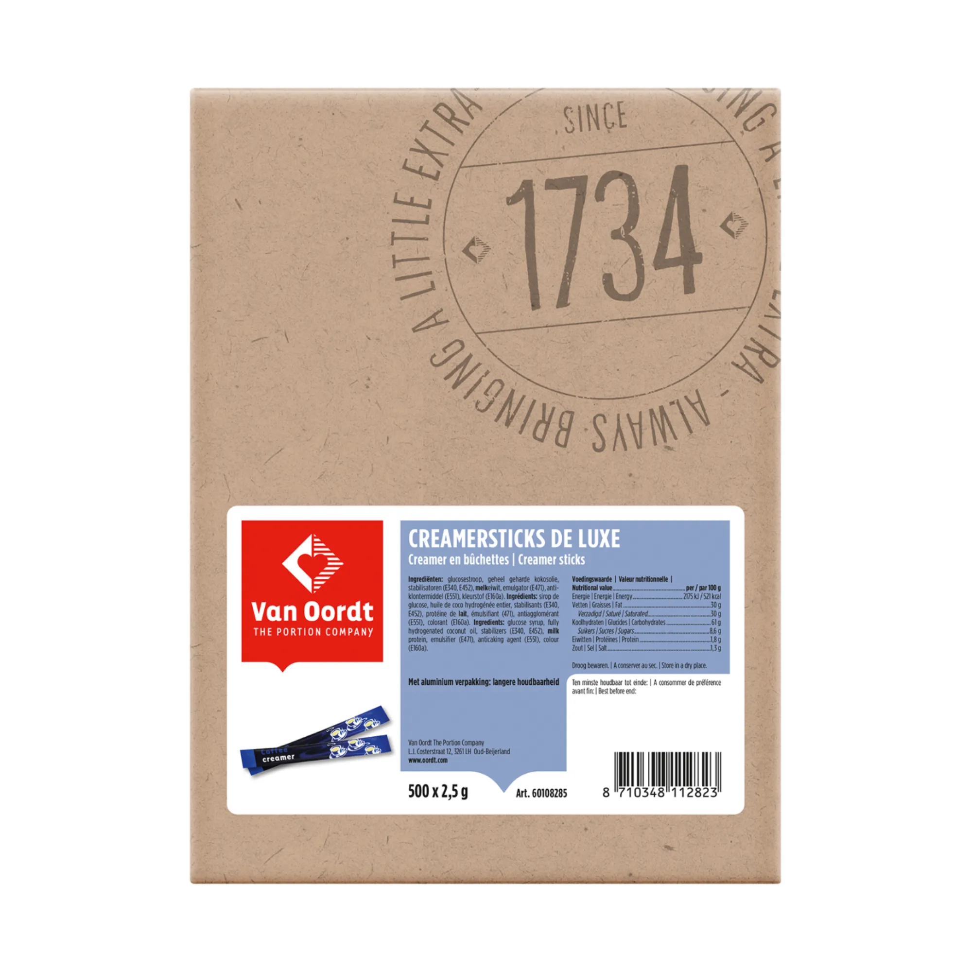 Van Oordt Creamersticks Luxe (500x 2,5gr)