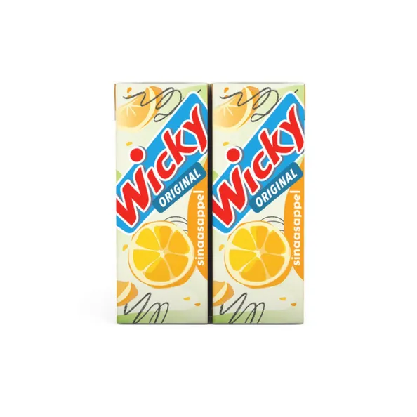 Wicky drink sinaasappel pakje 20cl (3x 10-pack)
