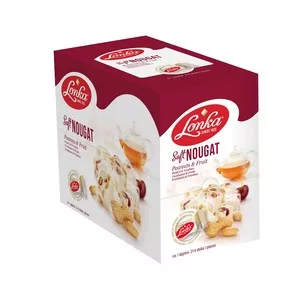 Lonka softnougat peanuts & fruit per stuk verpakt (214x 12gr)