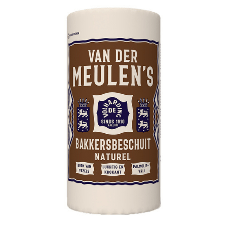 Van der Meulen bakkersbeschuit naturel (12x 125gr)