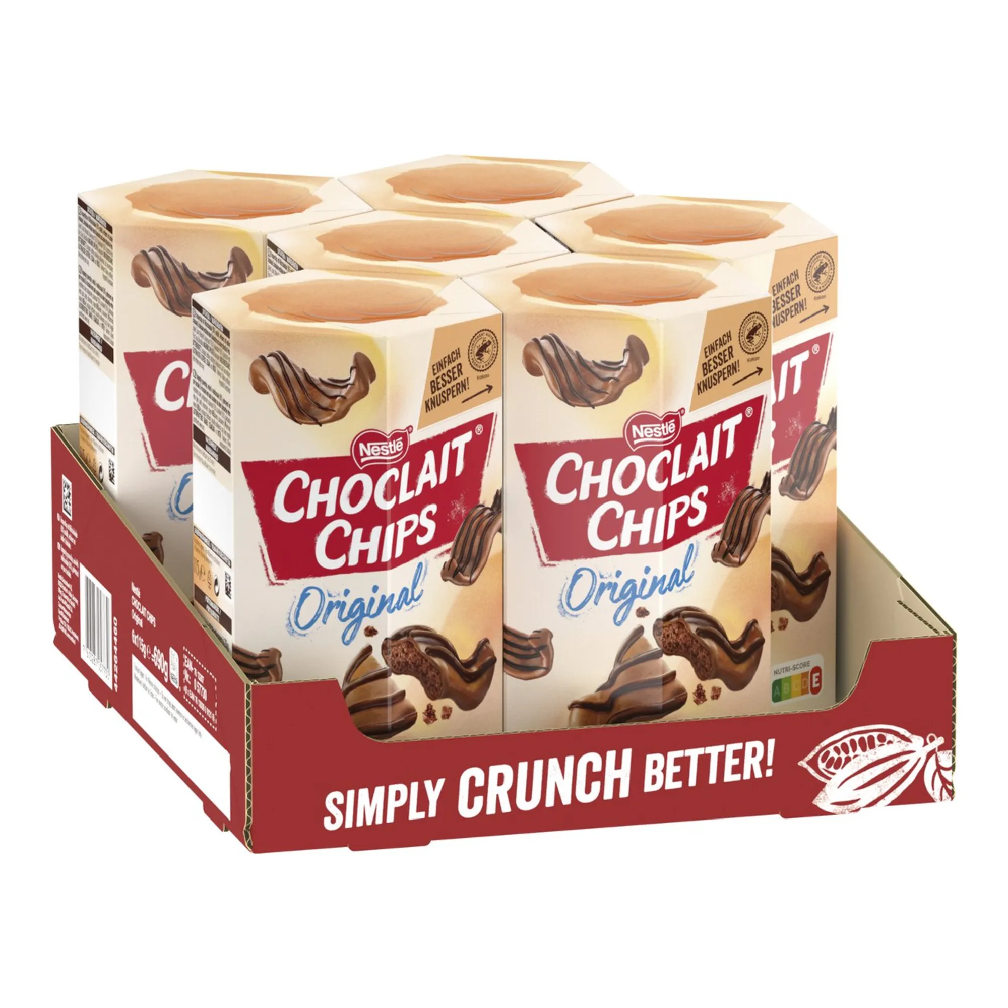 Choclait Chips Brown (6x 115gr) - Image 2