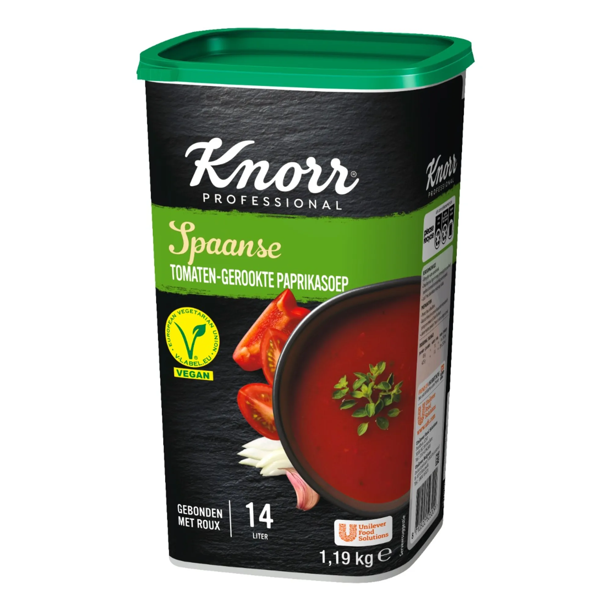 Knorr Spaanse Tomaten-Gerookte Paprikasoep (14 liter)