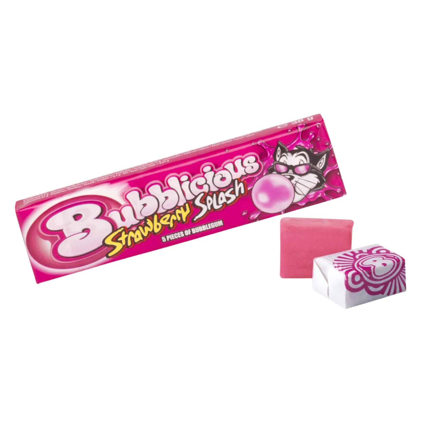 Bubblicious Aardbei Kauwgom (18 rollen)