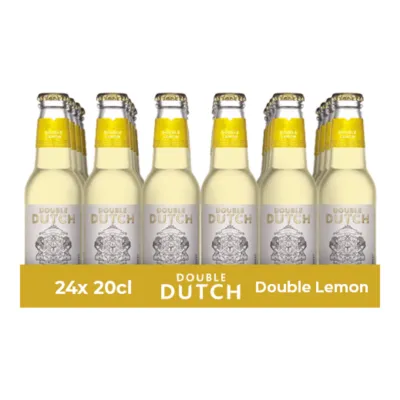 Double dutch double lemon flesje (24x 20cl)