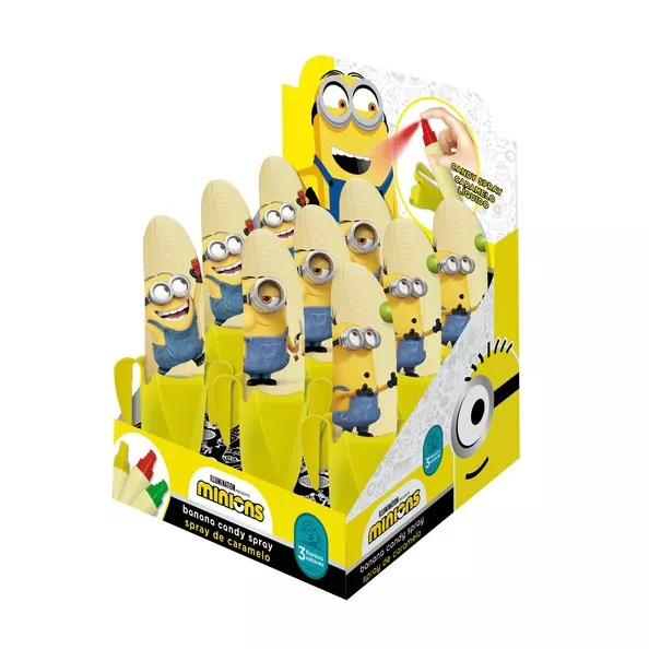 Minions banana candy spray (9x 50gr)