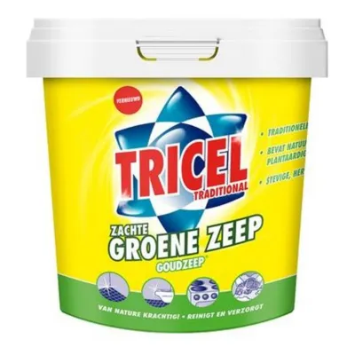 Tricel zachte groene zeep goudzeep (6x 750gr)