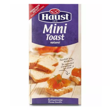 Haust mini toast naturel (4x 75gr)