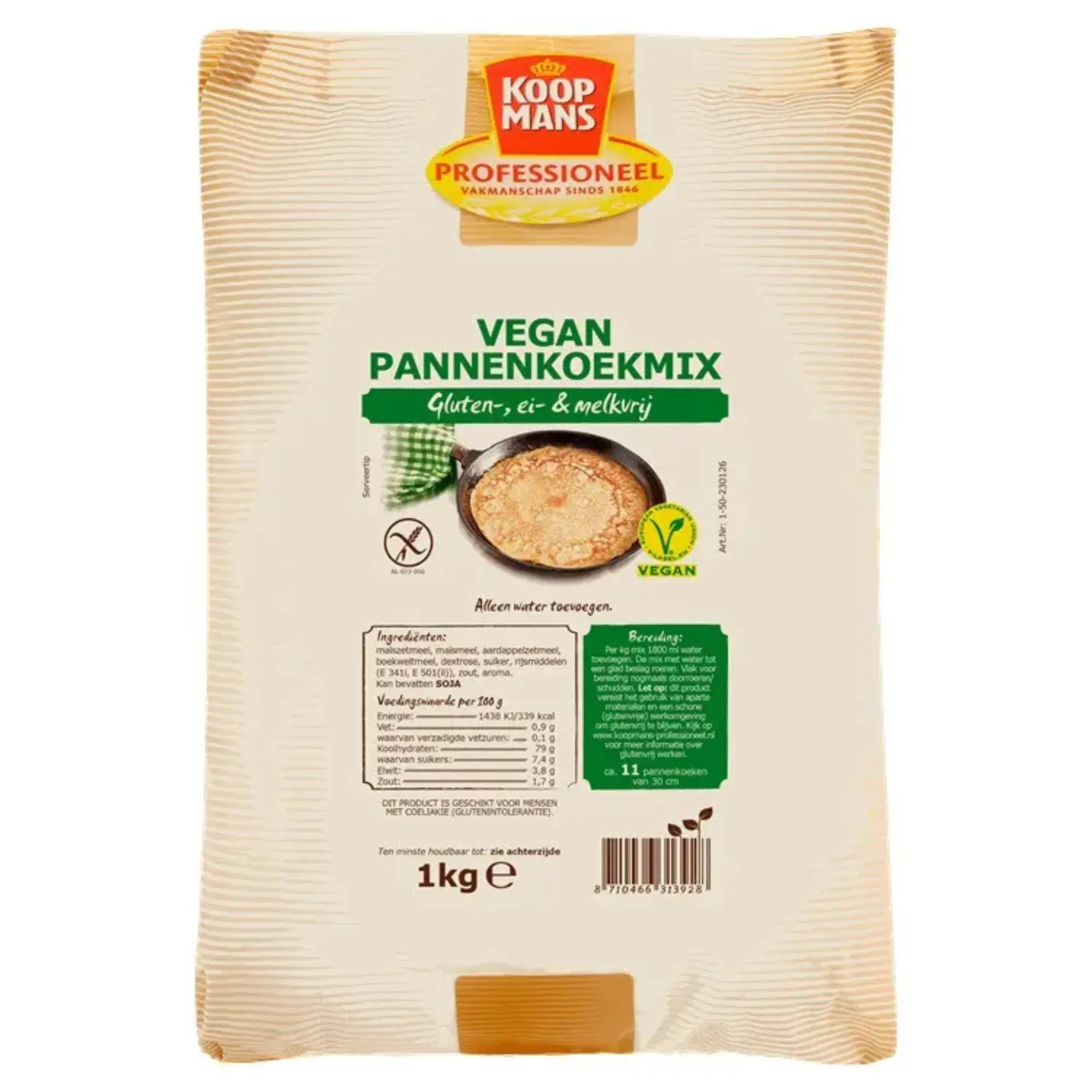 Koopmans vegan pannenkoekmix (1 kg)