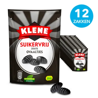 Klene Suikervrij Zoute Ovaaltjes (12x 110gr)