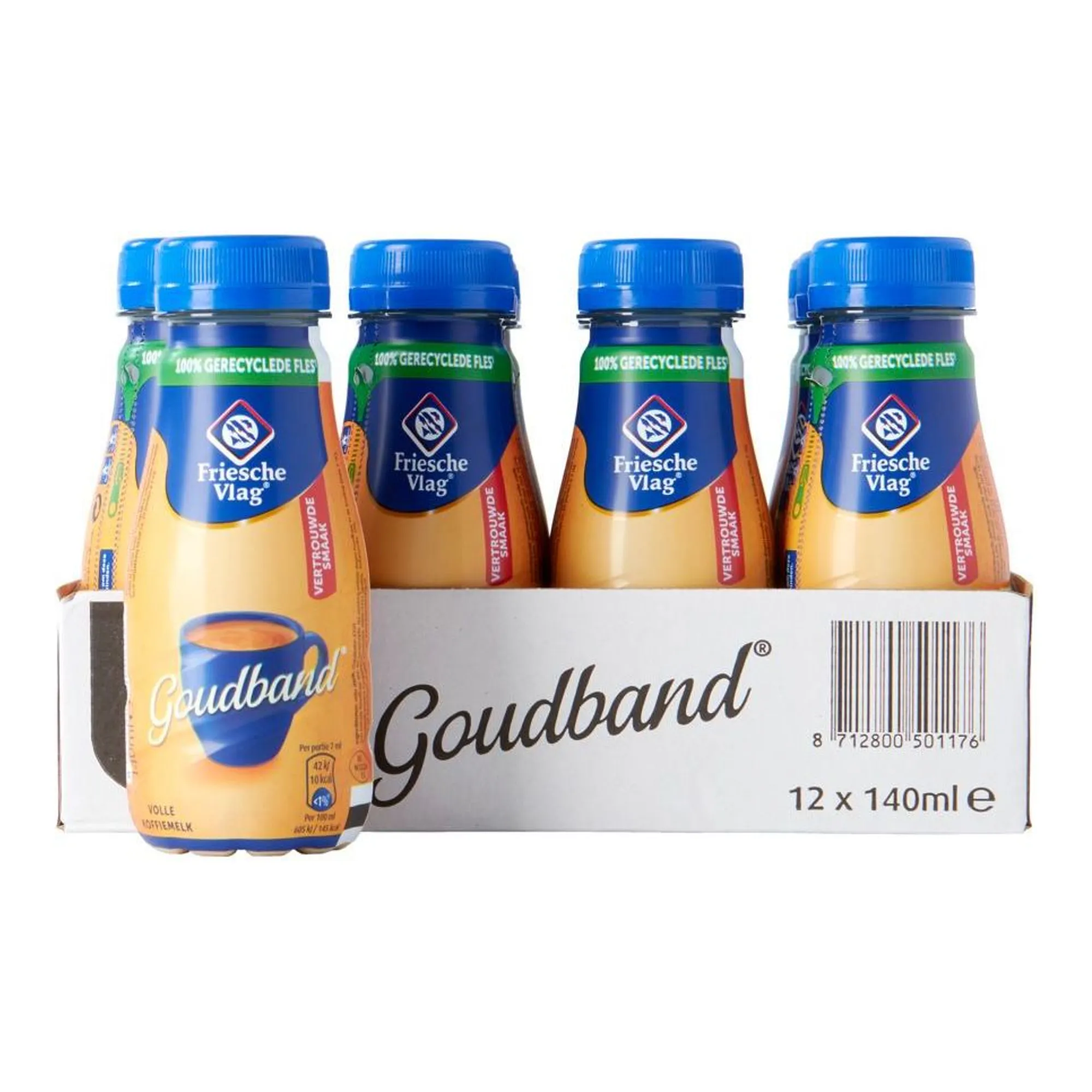 Friesche Vlag Goudband Pet Flesje (12x 140ml)