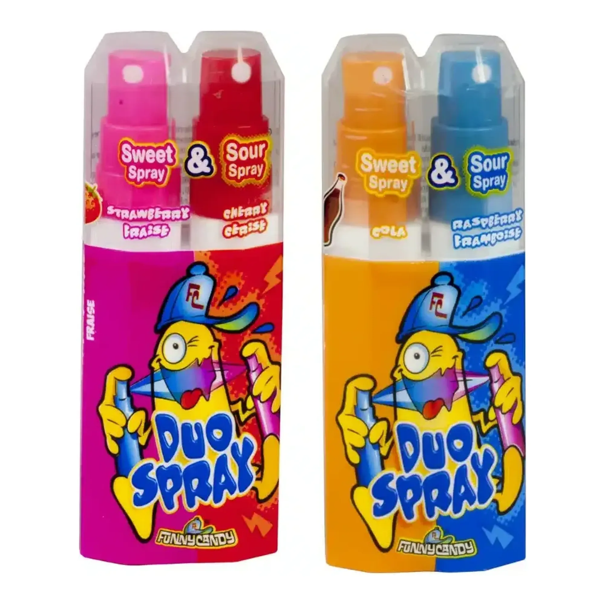 Funny Duo Sprays Sour & Sweet (16 stuks)
