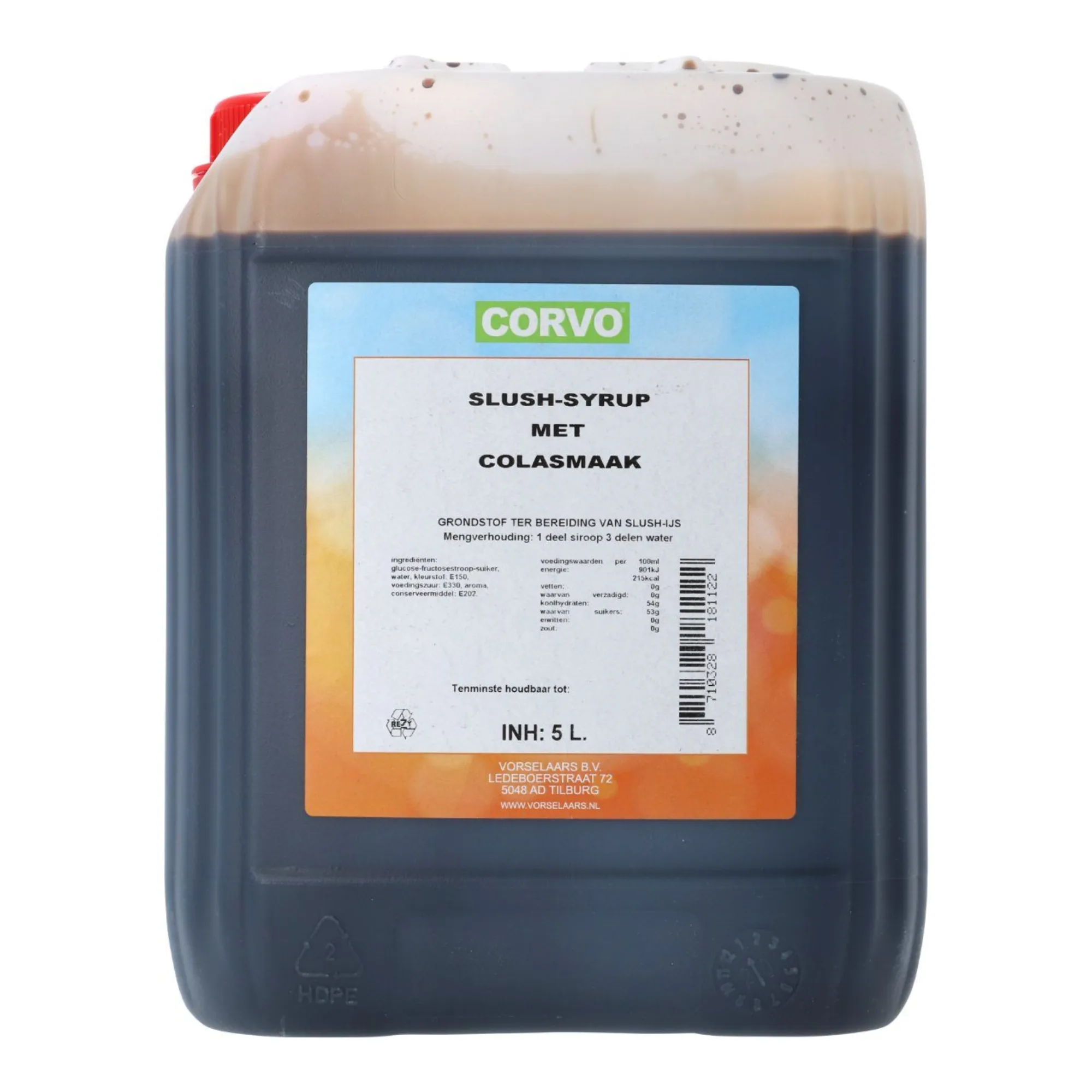 Vorselaars Slush Siroop Cola (5 liter)