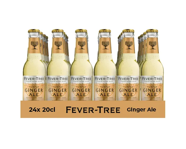 Fever tree ginger ale (24x 20cl)