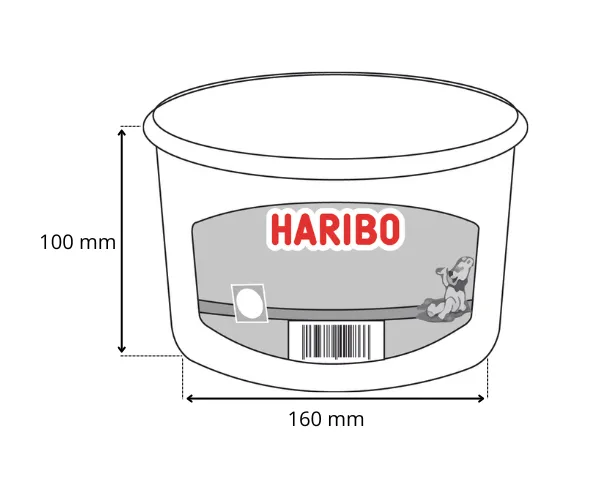 Haribo Aardbeien (150 stuks)