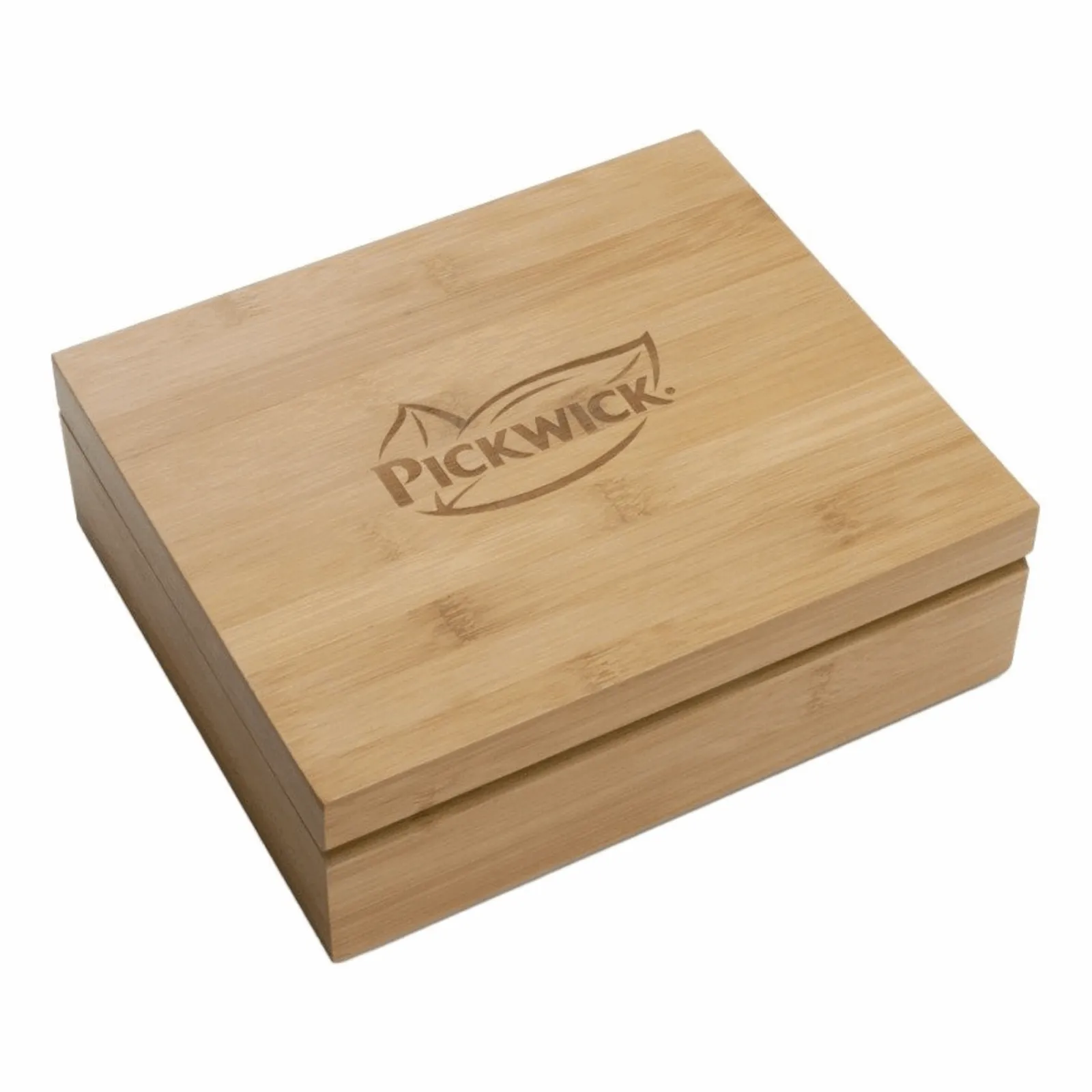 Pickwick Prof. Tea Box Bamboo Filled (6-compartment) - Image 2