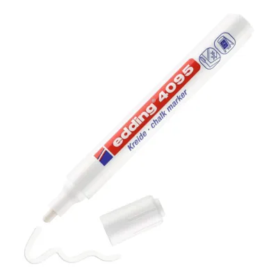 Edding Krijtmarker E-4095 (Wit)