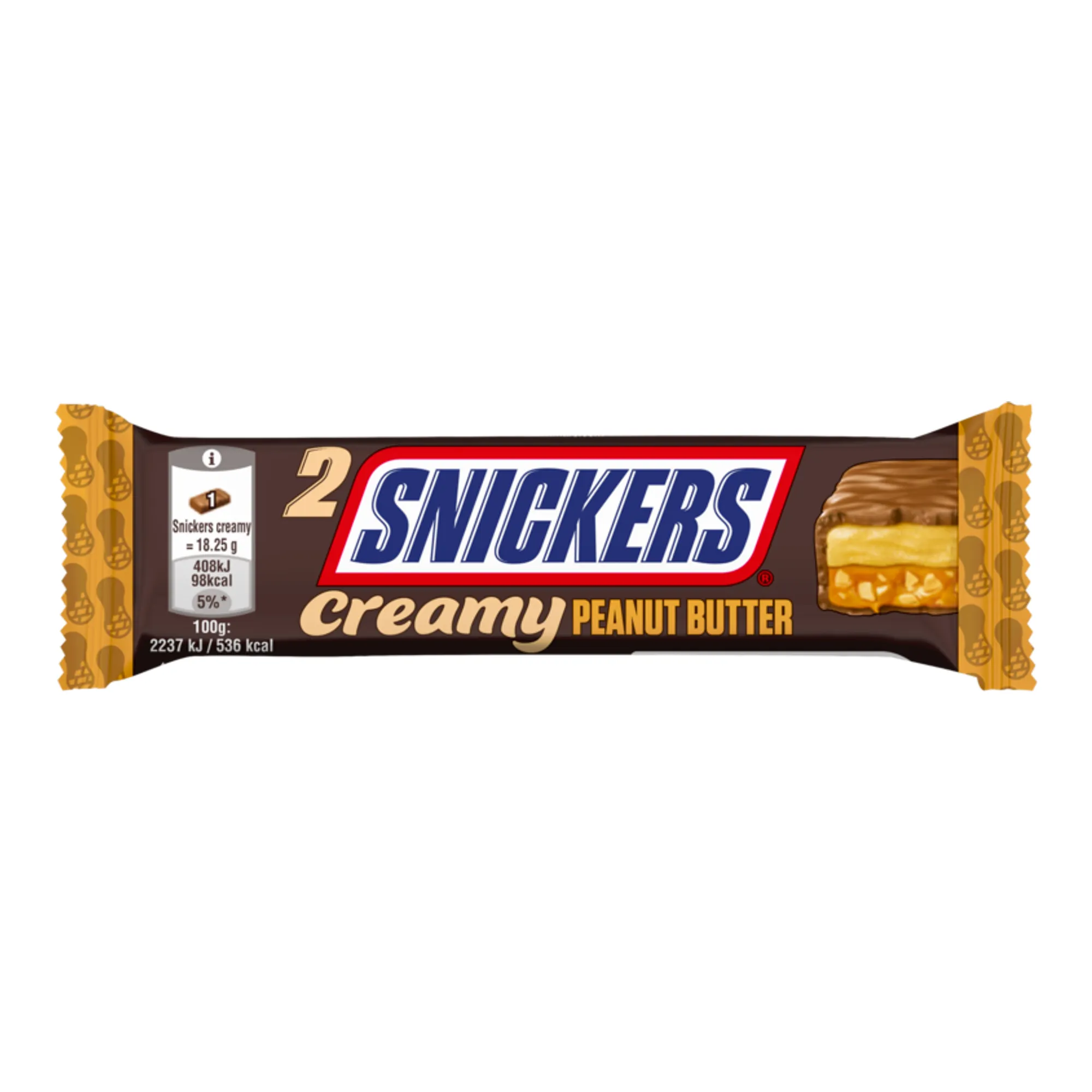 Snickers Creamy Peanut Butter Single (24x 36.5gr)