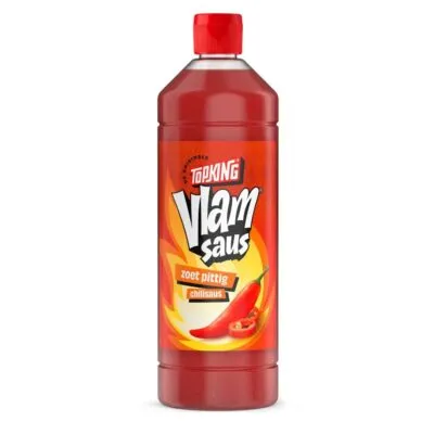 Topking Vlammensaus zoet pittige chilisaus (1 liter)
