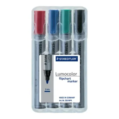 Staedtler Lumocolor Flipchartmarker (1x 4 stuks)