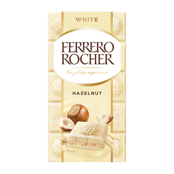 Ferrero Rocher Tablet White Hazelnut (8x 90gr)