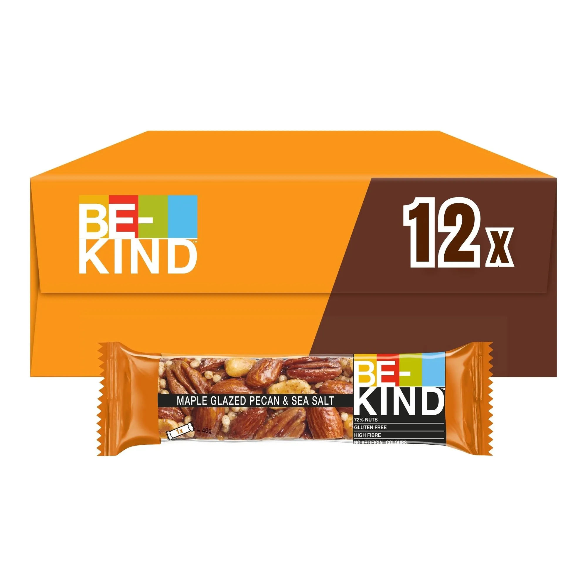 Be-kind Single Maple Glazed Pecan Seasalt (12x 40gr)