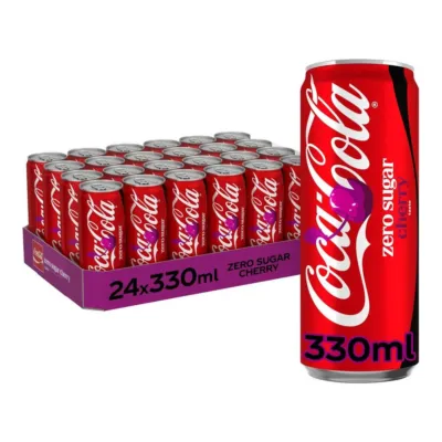 Coca-Cola Zero Cherry Blik (24x 33cl)