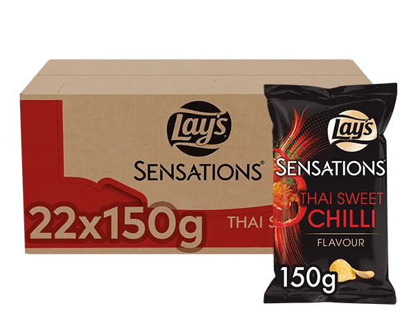 Lays Sensations Thai Sweet Chili (22x 150gr)