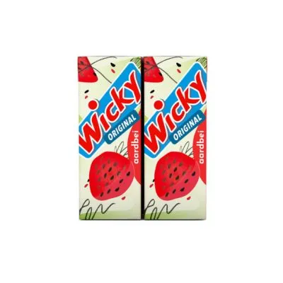 Wicky drink aardbei pakje 20 cl (3×10-pack)