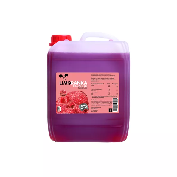 Limoranka siroop framboos suikervrij (5 ltr)