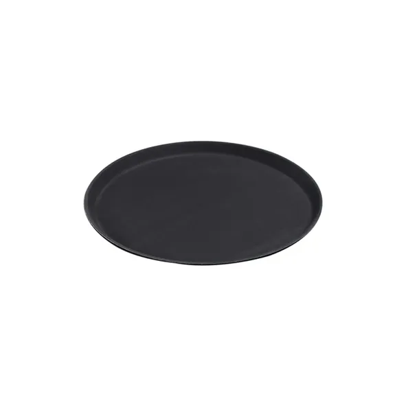 Dienblad antislip zwart rond (35 cm)