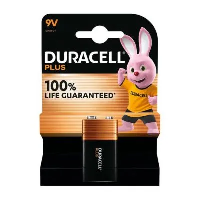 Duracell plus 100% 9V 10×1 (6LR61)