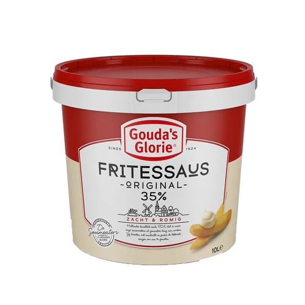 Gouda’s glorie fritessaus rood 35% (10 liter)