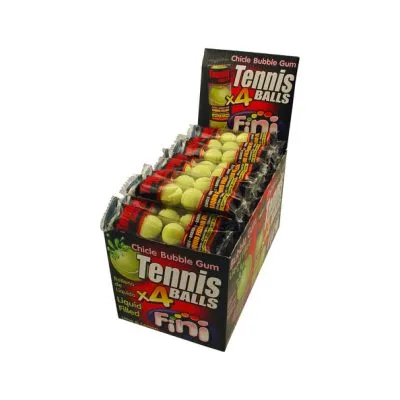 Tennisball Bubble Gum (50x 4-pack)