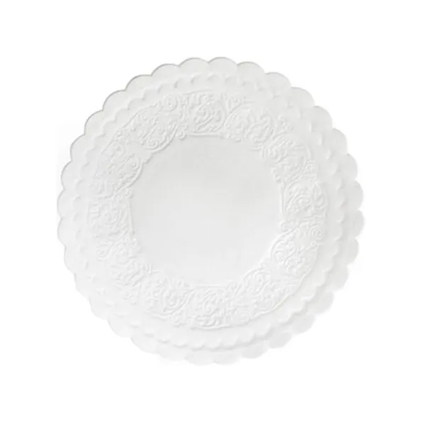 Duni onderzetter 8 laags 9 cm wit tissue (500 stuks)