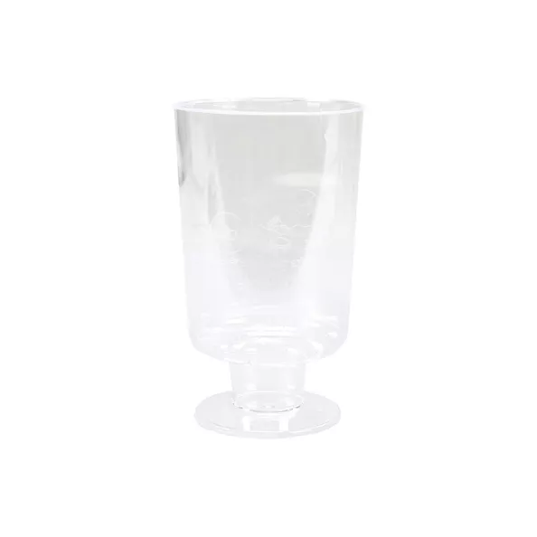 Plastic borrelglas op voet (20x 4cl)