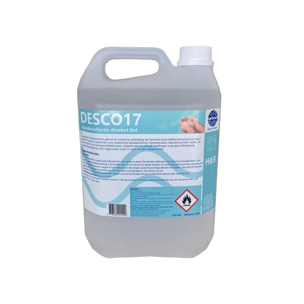 Desco17 handdesinfectie alcoholgel (5ltr)