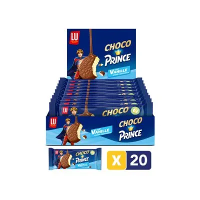 Lu Choco Prince Duo Vanille Blauw (20x 57gr)