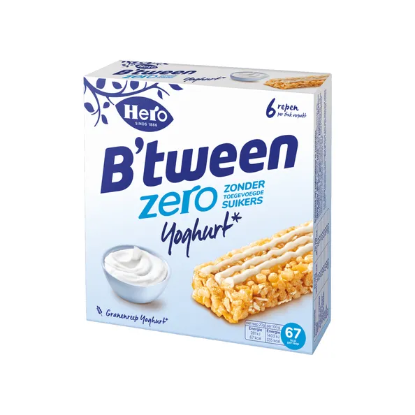 Hero B’tween Zero Yoghurt 20gr (10×6-pack)