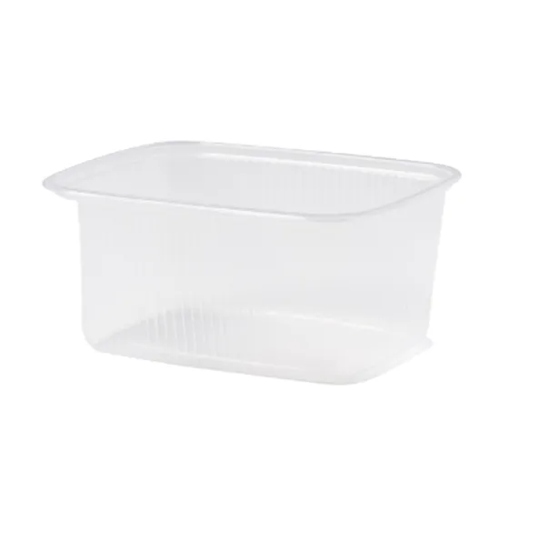 Bak Rechthoekig transparant PP 108x82x50 mm (100x 250ml)