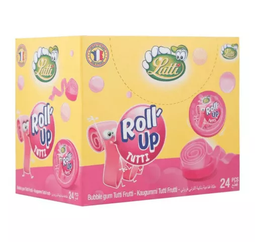 Lutti Roll Up Tutti Frutti (24 stuks)