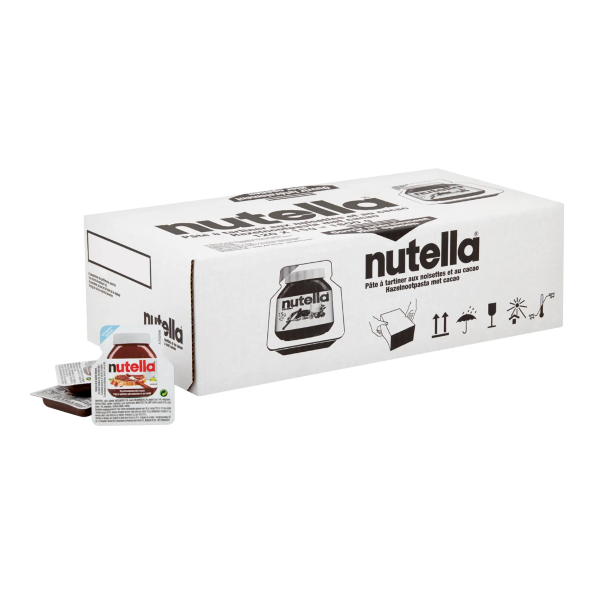 Nutella Hazelnootpasta Cups (120x 15gr)