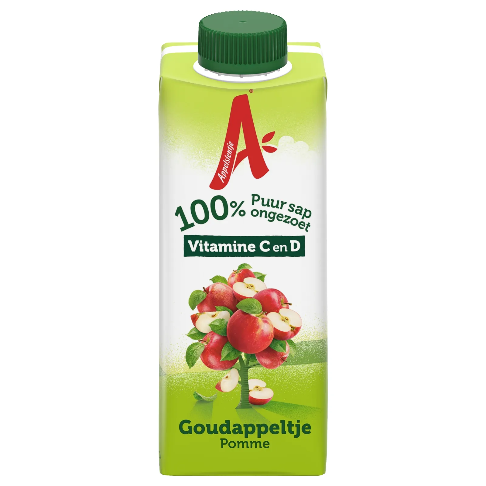 Pakje appelsientje goudappel groen voorkant